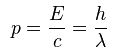 Planck–Einstein relation