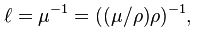 Mean free path formula